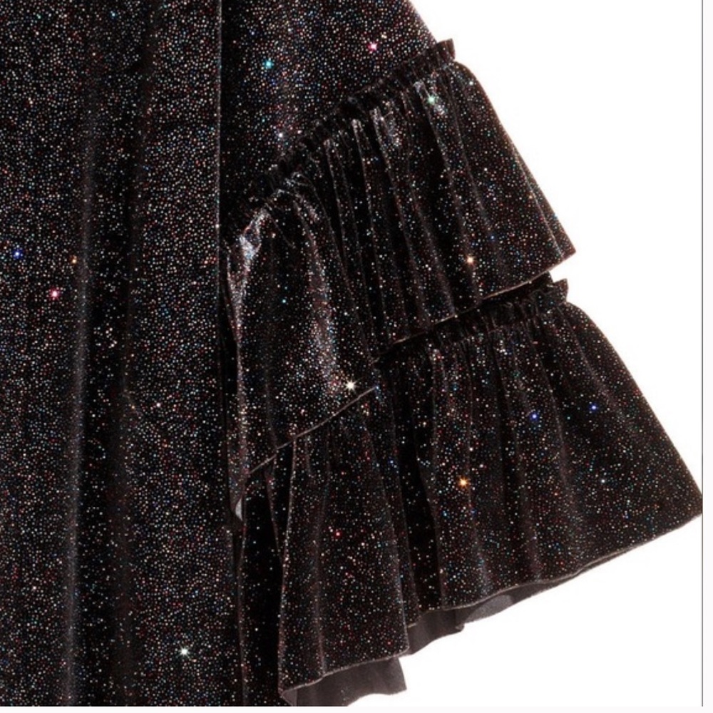 H&M | Glittery Velour Dress - Picture 2 of 7